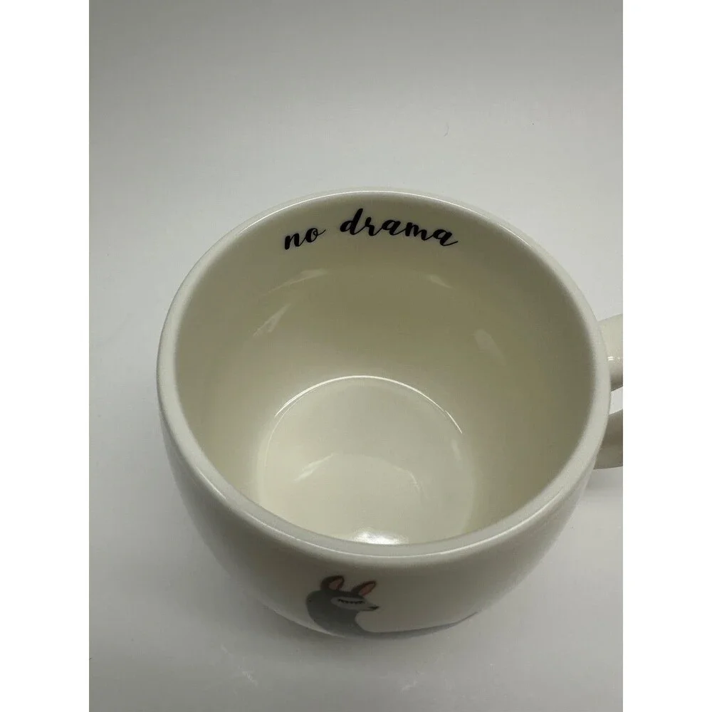Opalhouse Target Llama Coffee Mug Porcelain Floral Boho White Colorful